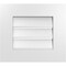 Ekena Millwork Vertical Surface Mount PVC Gable Vent: Functional, w/ 3-1/2"W x 1"P Standard Frame, 18"W x 16"H GVPVE18X1601SF - alternate 1